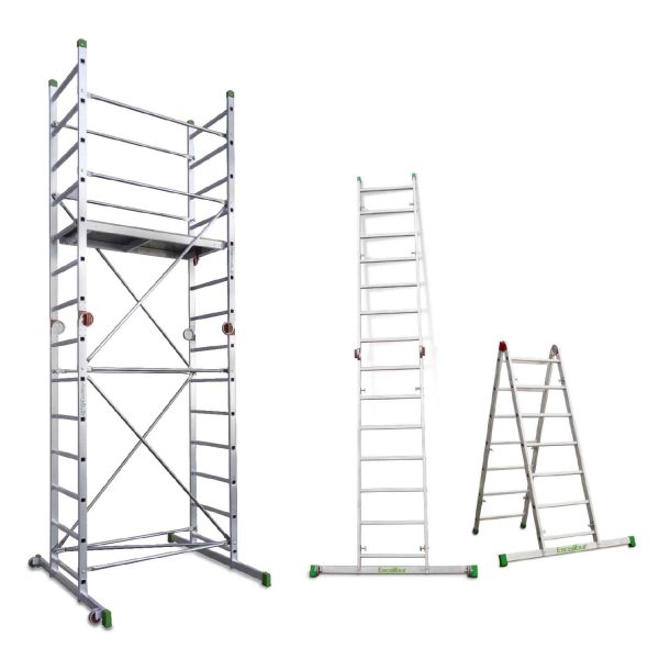 ES-SUPER | Miniandamio de aluminio multiusos de uso doméstico